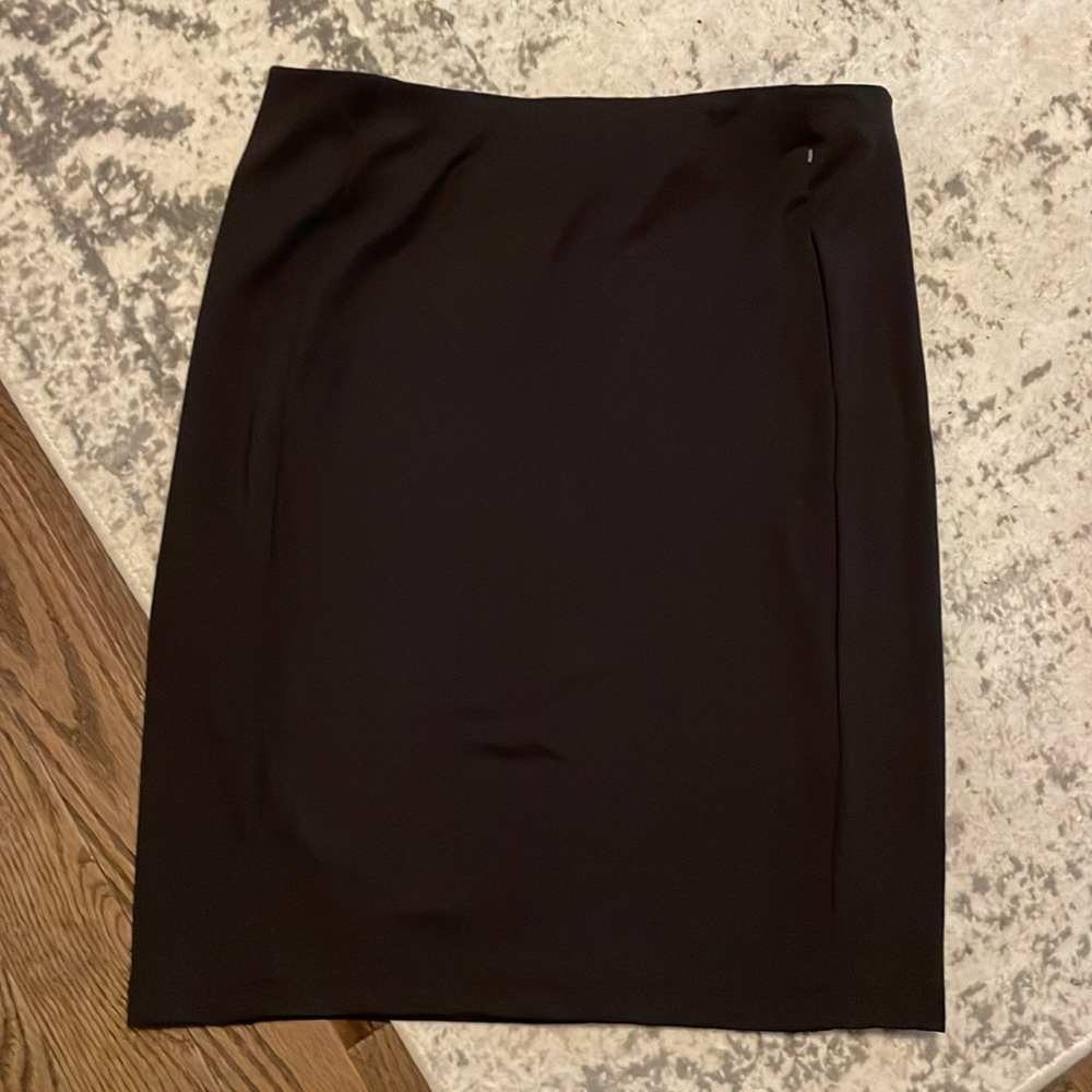 attention black cotton skirt stretch XL